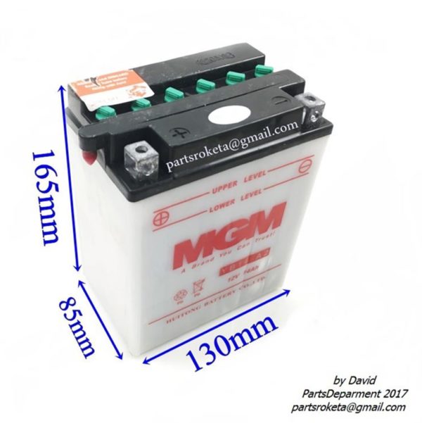 12V-14Ah   BATTERY ASSY  FOR ATV-116A-300cc
