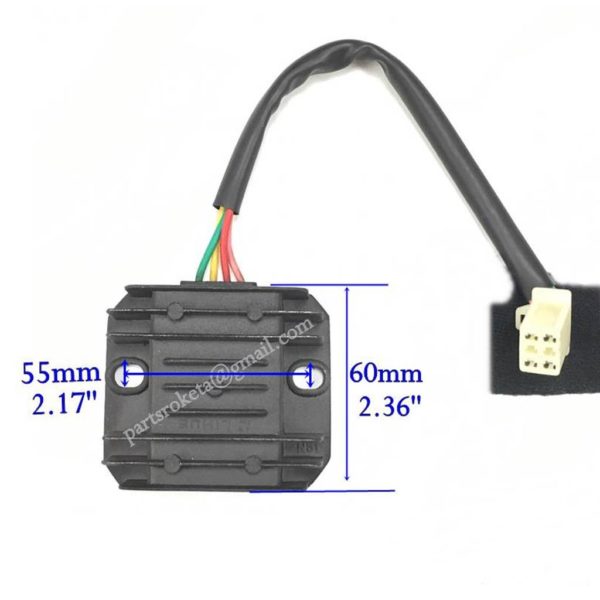 4 WIRES RECTIFIER  ATV-DIRT BIKES