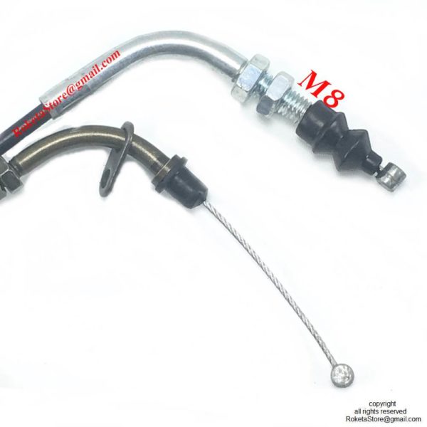 Throttle Cable M8 WITH CLIP