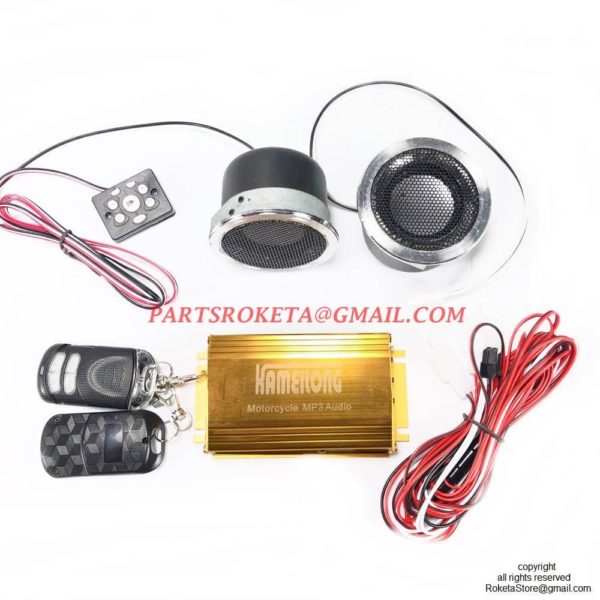 12v Motorcycle MP3 Player Alarm System