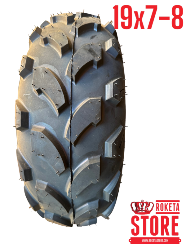19x7-8 Off-Road Rim And Tire Arrow Tread