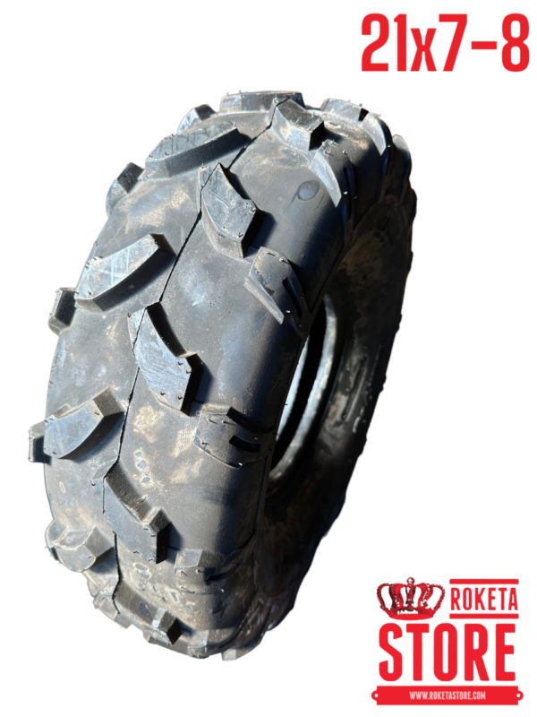 21x7-8 TUBELESS Off-Road Tire Arrow Tread