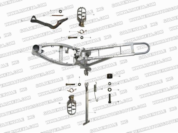 AGB-37CRF-125-01 FRAME ASSEMBLY