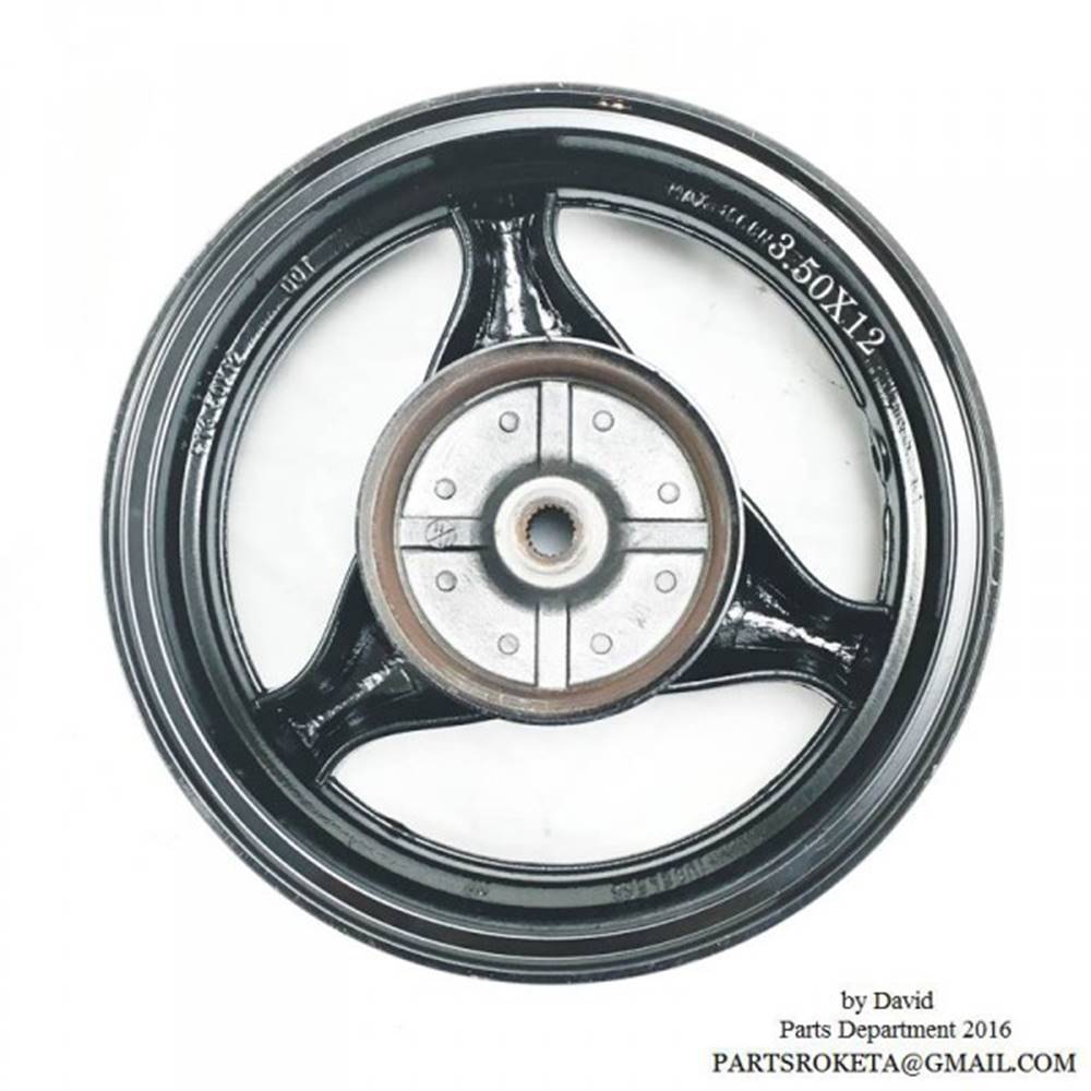 12 Inch Rear Rim Assembly For MC-31A-150cc (3.50x12) - Image 2