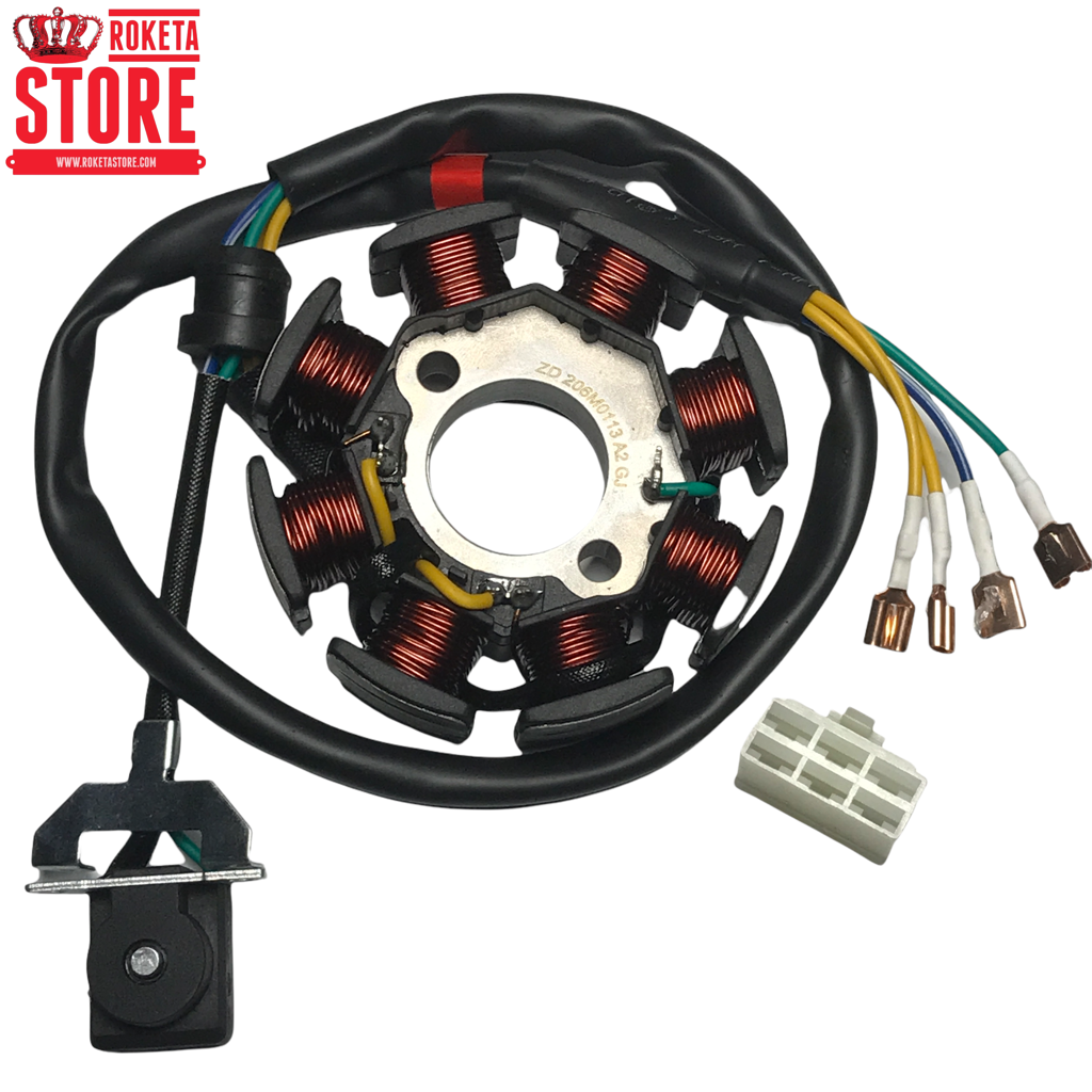 8 COIL STATOR 4 WIRES For Apollo 250cc