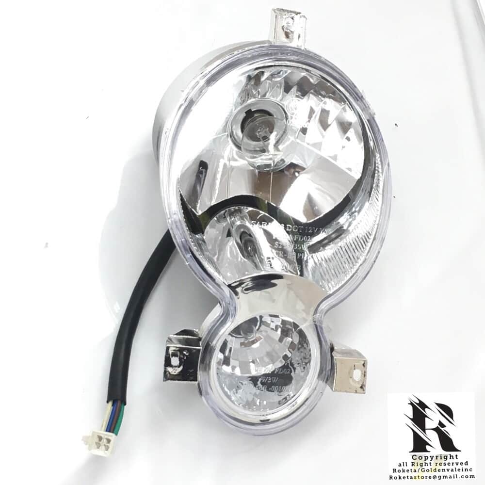12V 35/35W Headlight Assembly – Roketa MC-01-50cc - Image 5