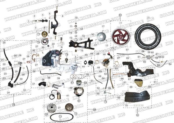MC-13-150-03 ENGINE ASSEMBLY