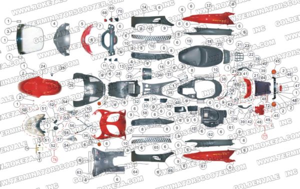 MC-13-150-04 COVERING PARTS ASSEMBLY