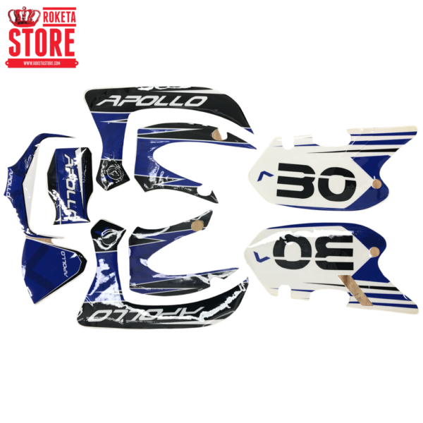Graphics kit For Apollo Dirt bike