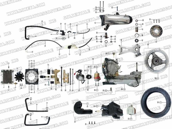 MC-54-250-03 ENGINE ASSEMBLY
