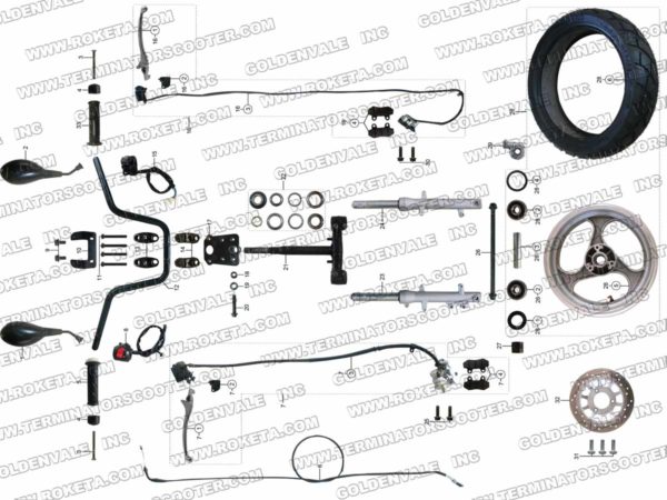MC-54-250-05 STEERING ASSEMBLY
