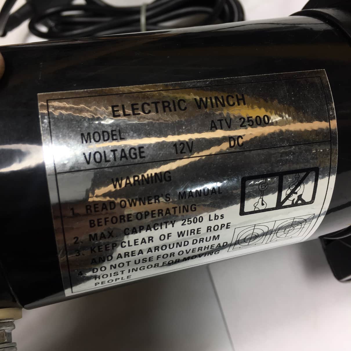Off-Road 12V DC ATV/UTV Electric Winch - Image 3