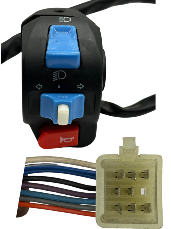 8 Wires Left Switch Assembly For MC-135-50cc