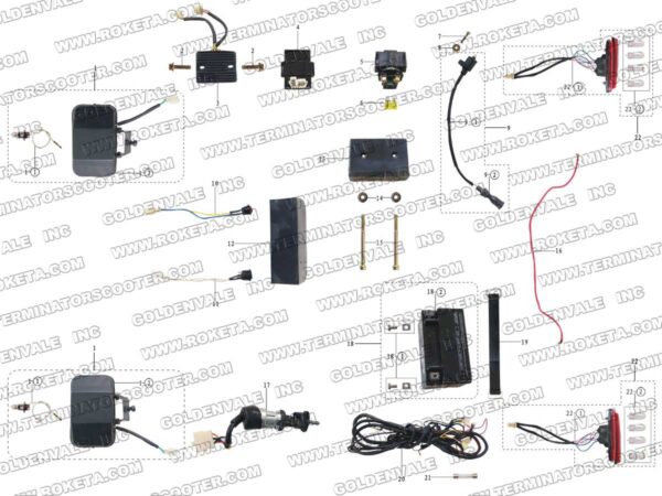 GK-13-250-02 WIRING ASSEMBLY