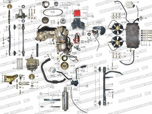 GK-13-250-03 ENGINE ASSEMBLY