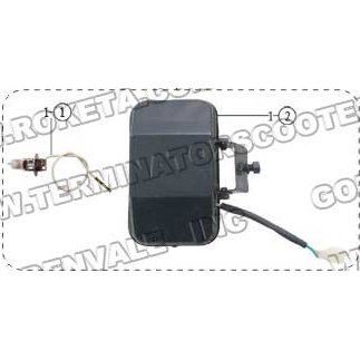 GK-13-250cc FRONT HEAD LIGHT ASSEMBLY SET