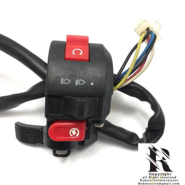 6 WIRES LEFT SWITCH ASSEMBLY