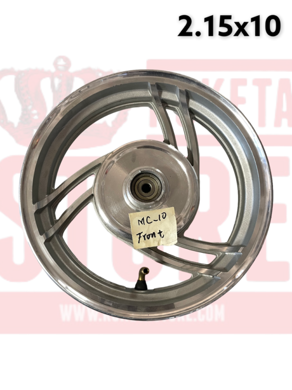 10 inch Aluminum Front Rim TUBELESS 2.15x10