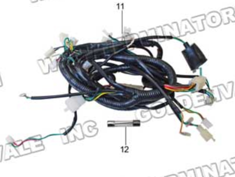 MAIN CABLE ASSY FOR MC-68A-150cc