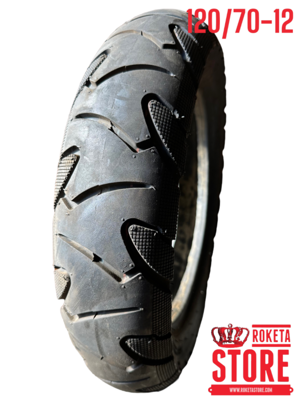 12 inch 120/70-12 TUBELESS TIRE
