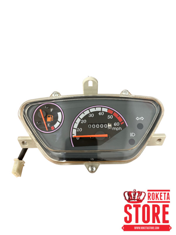 60-MPH YY50QT Speedometer for MC-02-50/MC-08B-50