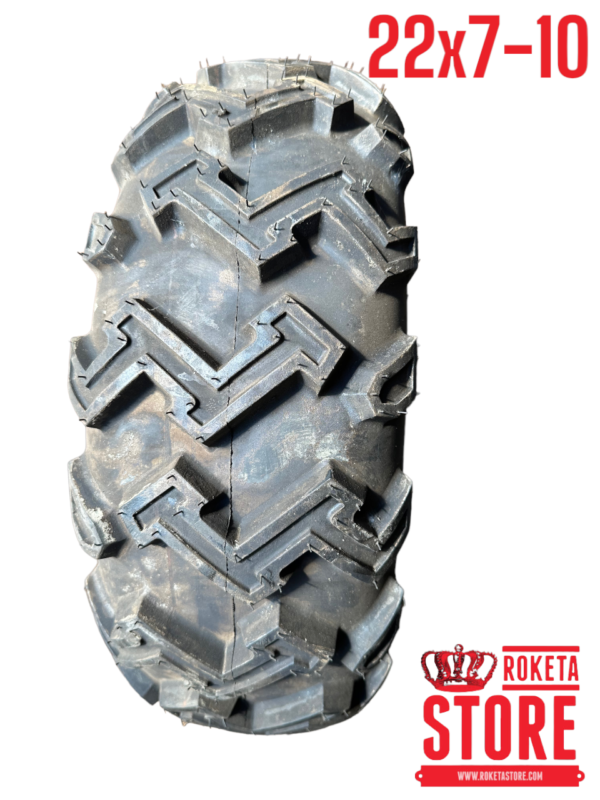 22x7-10 TUBELESS WHEEL ASSY