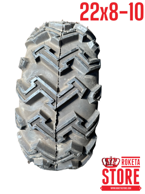 22x8-10 Off-Road TUBELESS TIRE  ZiZa Tread