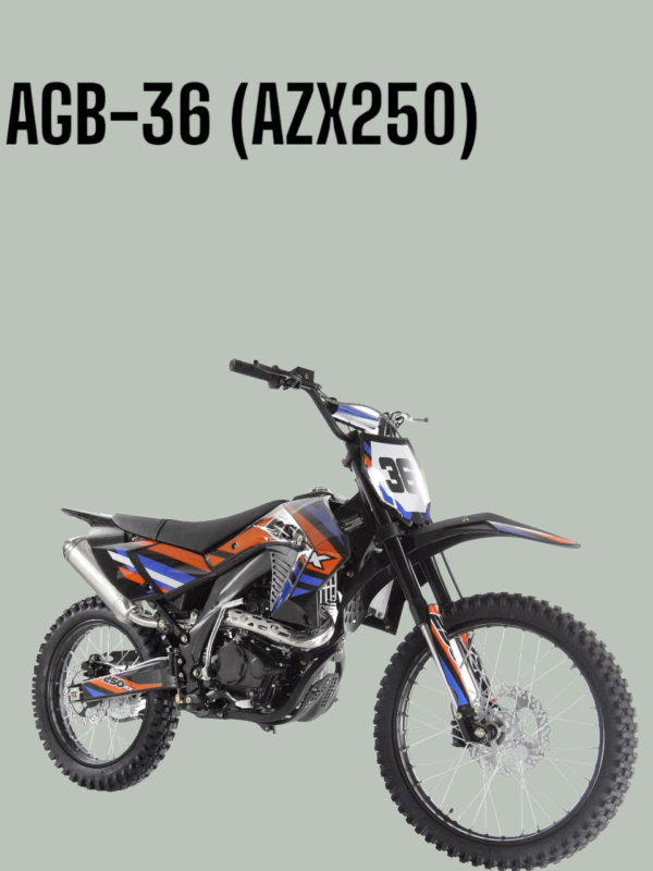 Apollo AGB-36-250 Dirt Bike Spare Parts List