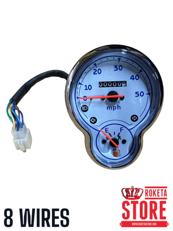 50mph Speedometer MC-16c-50/MC-22-50cc