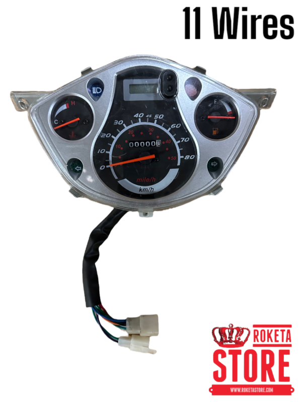 50mph 80km/h Speedometer MC-15-50cc (LH50QT-C)