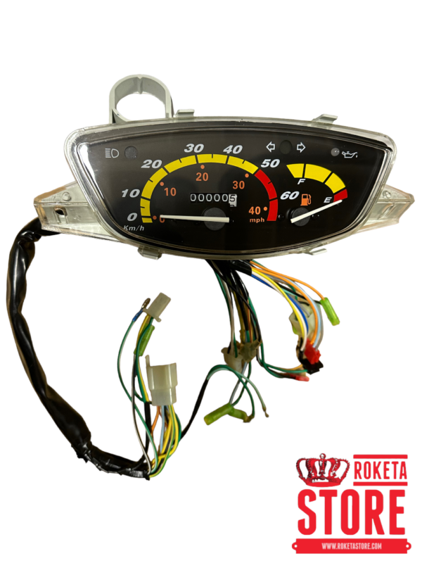 40mph 60 Km/h Speedometer  MC-22-50cc 2 STROKE