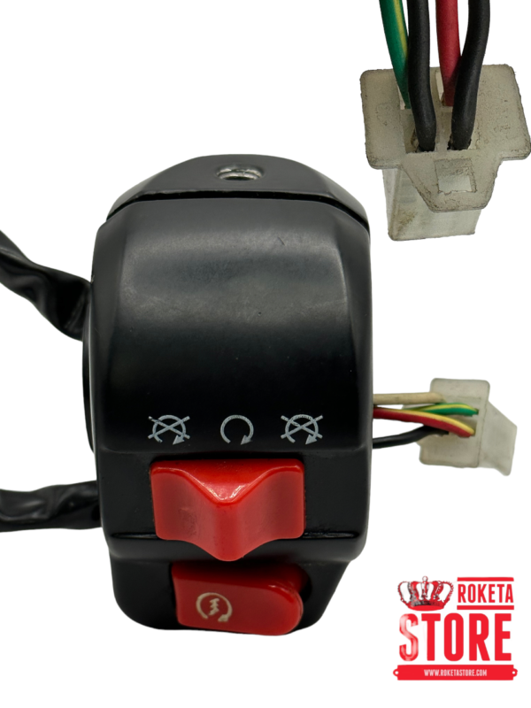 4 Wires Right Switch Assembly (Scooters)