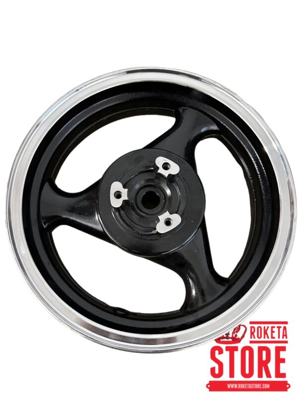 13 Inch Aluminum Rear Rim (J13XMT3.50) 24 splines
