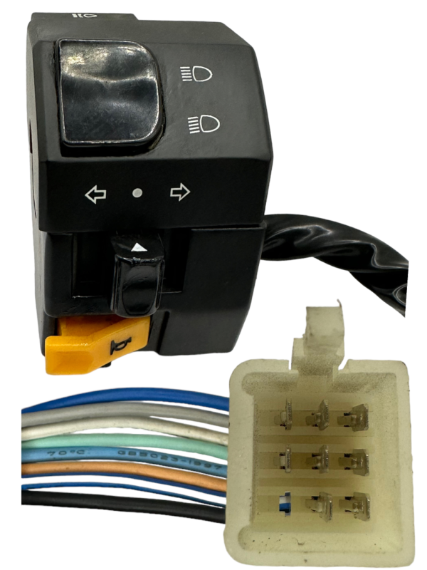 8 Wires Left Switch Assembly (MC-100-250cc)