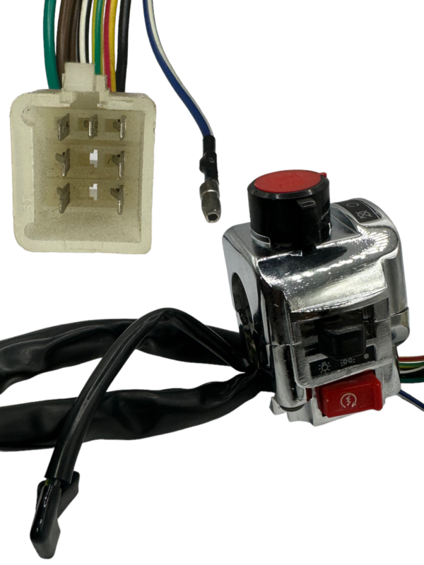 8 Wires Right Switch Assembly (50/150cc SCOOTERS)