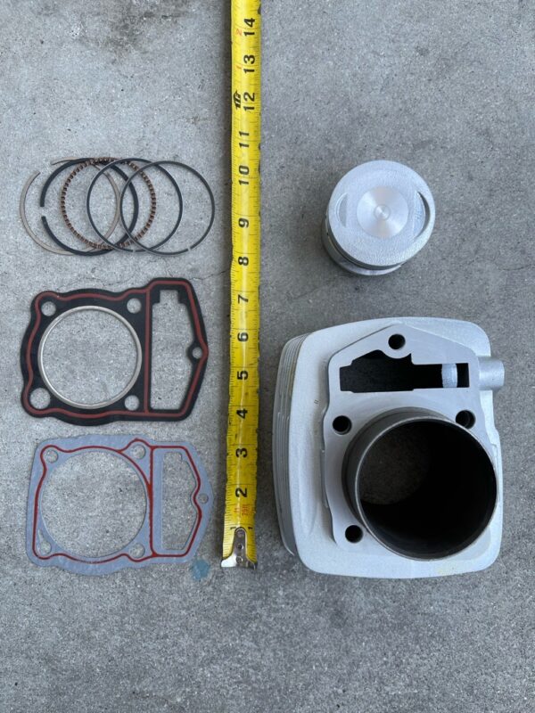 63.5mm bore cylinder piston rings kit replacement for CB200 196CM3 Engine