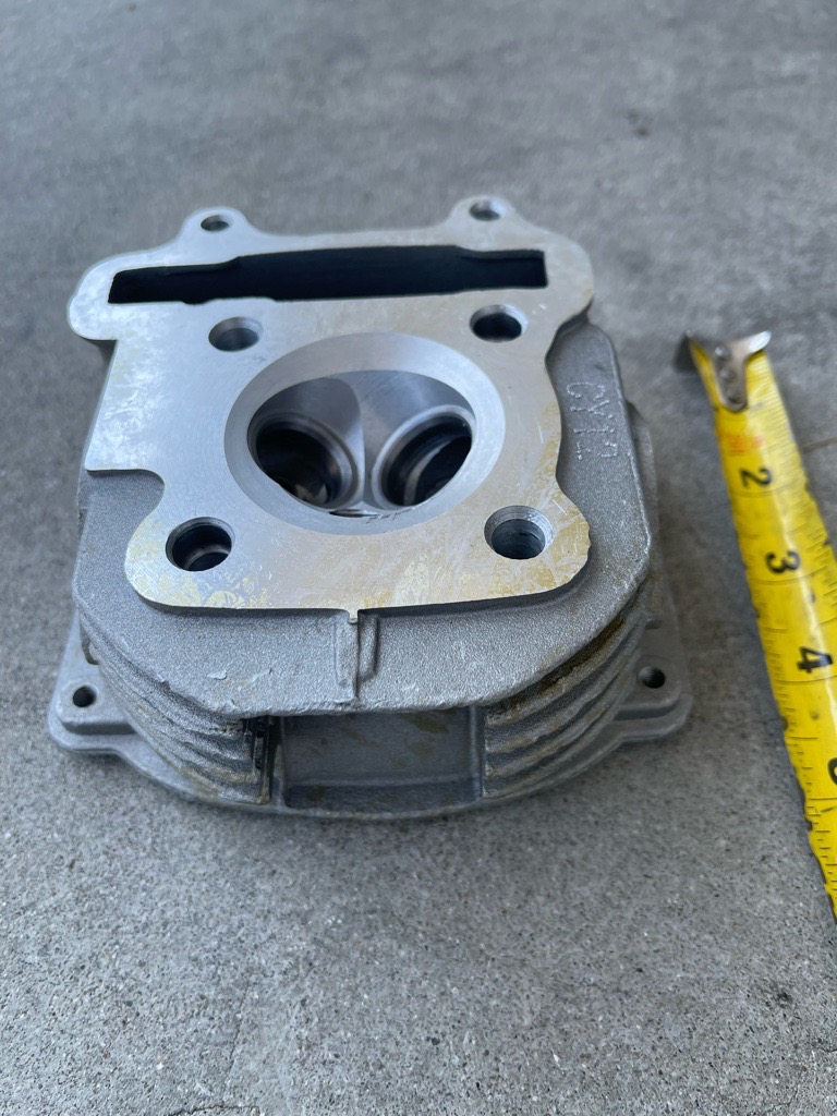 Chen Yang 125cc (52mm BORE) NON-EGR STYLE CYLINDER HEAD FOR GY6 ENGINE - Image 4