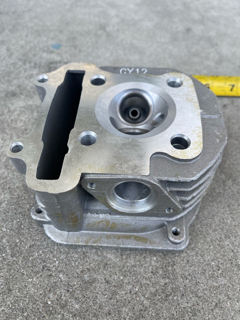 Chen Yang 125cc (52mm BORE) NON-EGR STYLE CYLINDER HEAD FOR GY6 ENGINE - Image 5