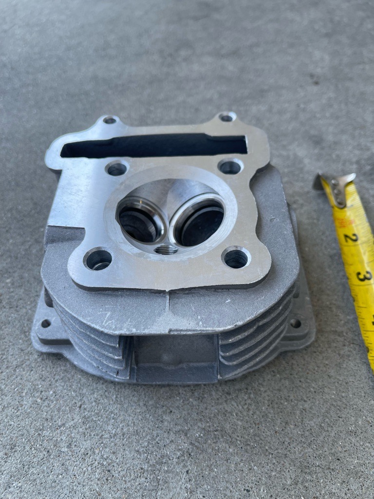 Xin Xing-B 150cc (57mm BORE) NON-EGR STYLE CYLINDER HEAD FOR GY6 ENGINE - Image 4
