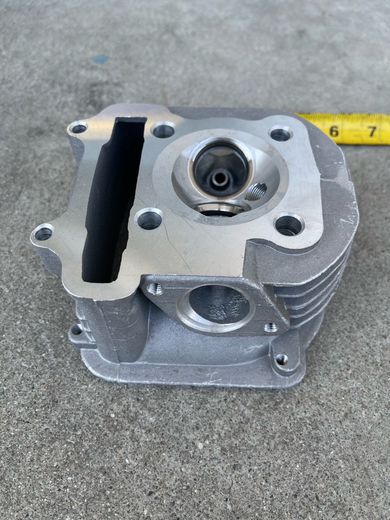 Xin Xing-B 150cc (57mm BORE) NON-EGR STYLE CYLINDER HEAD FOR GY6 ENGINE - Image 5