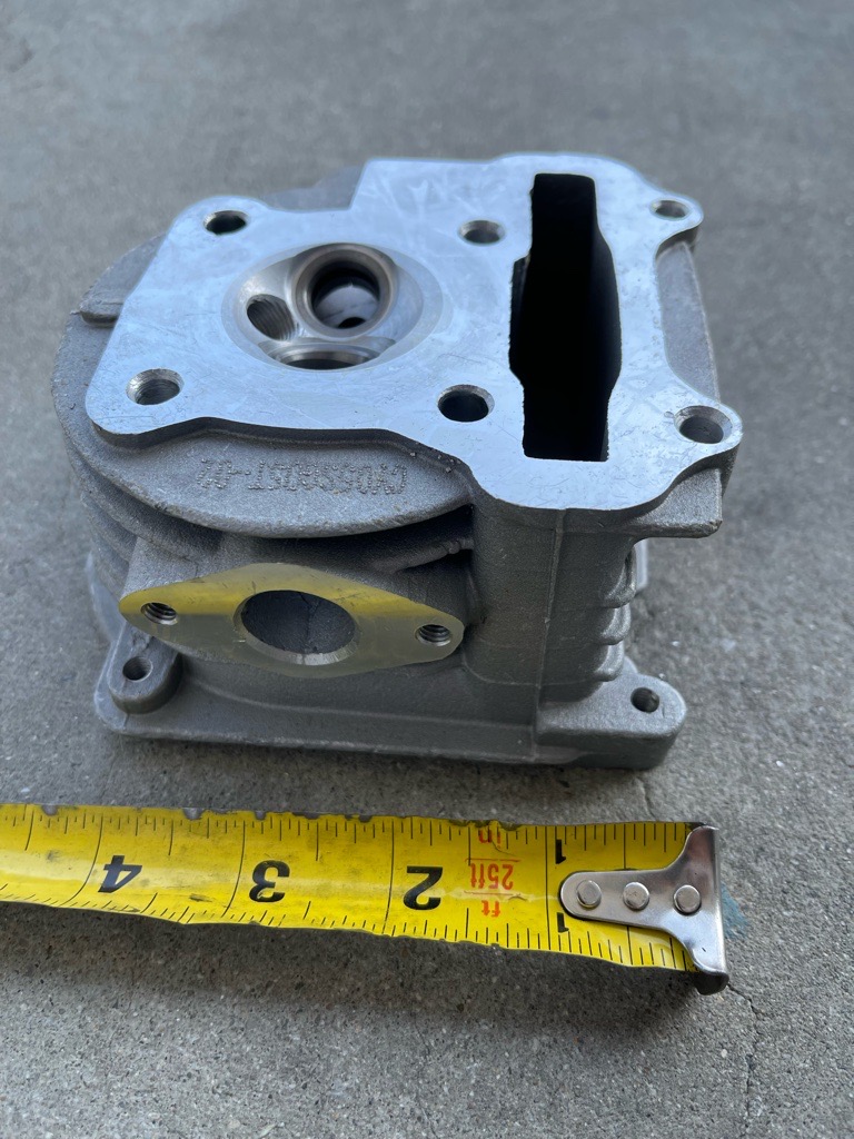 50cc (39mm BORE) NON-EGR STYLE CYLINDER HEAD FOR GY6 ENGINE - Image 3