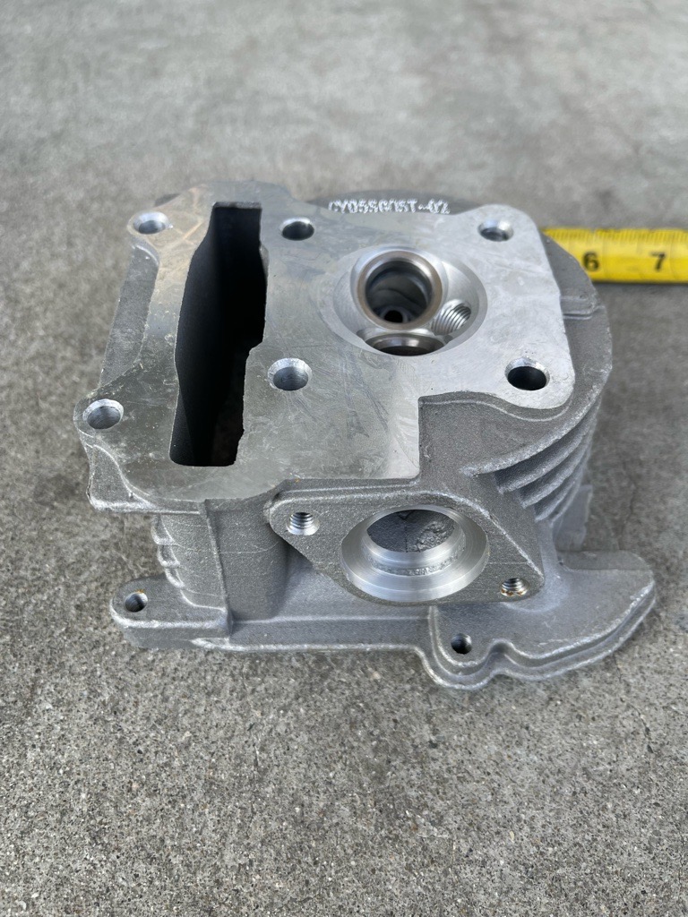 50cc (39mm BORE) NON-EGR STYLE CYLINDER HEAD FOR GY6 ENGINE - Image 5