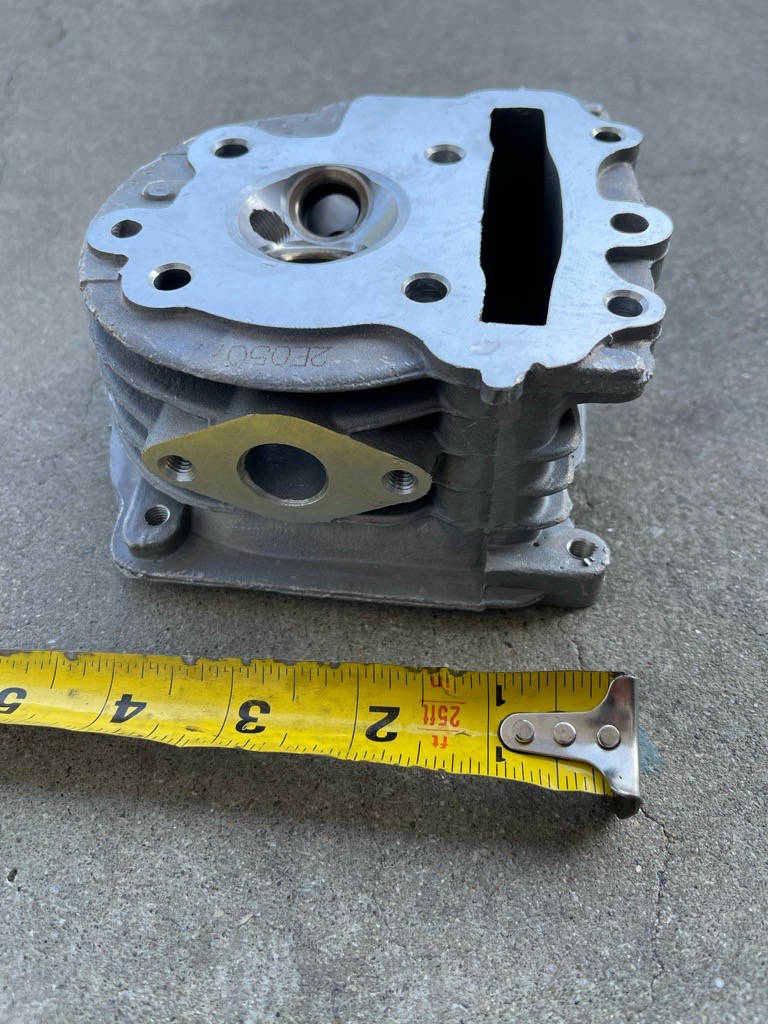 50cc (39mm BORE) NON-EGR STYLE CYLINDER HEAD FOR GY6 ENGINE - Image 3
