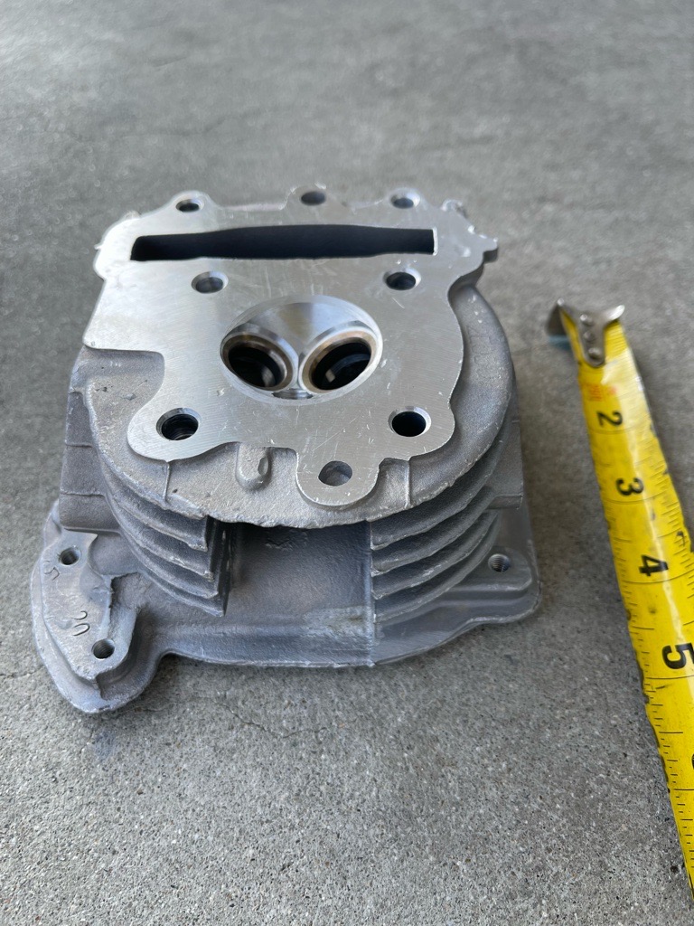 50cc (39mm BORE) NON-EGR STYLE CYLINDER HEAD FOR GY6 ENGINE - Image 4