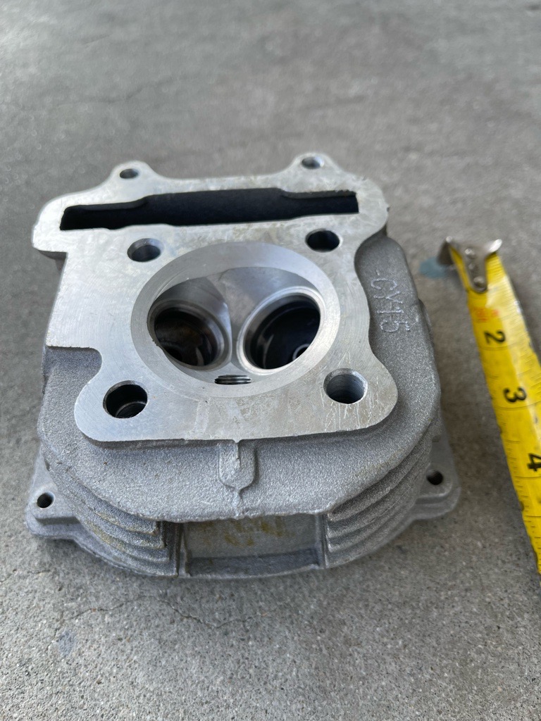 Chen Yang 150cc (57mm BORE) NON-EGR STYLE CYLINDER HEAD FOR GY6 ENGINE - Image 3