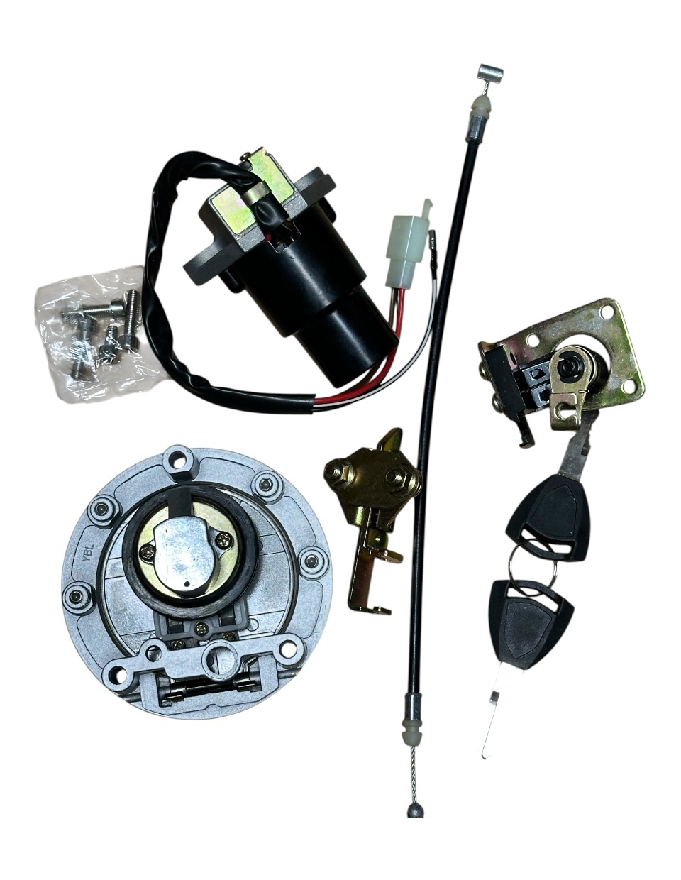 倉俣史朗 K-series Mini （通称オバQ）YAMAGIWA 4 Wires OEM Ignition Switch Assembly – Fits Yamazaki MC-157-50cc