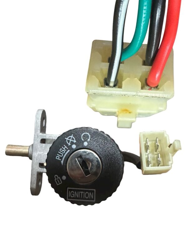 4 Wires Ignition Switch Assembly – Fits Roketa Scooters