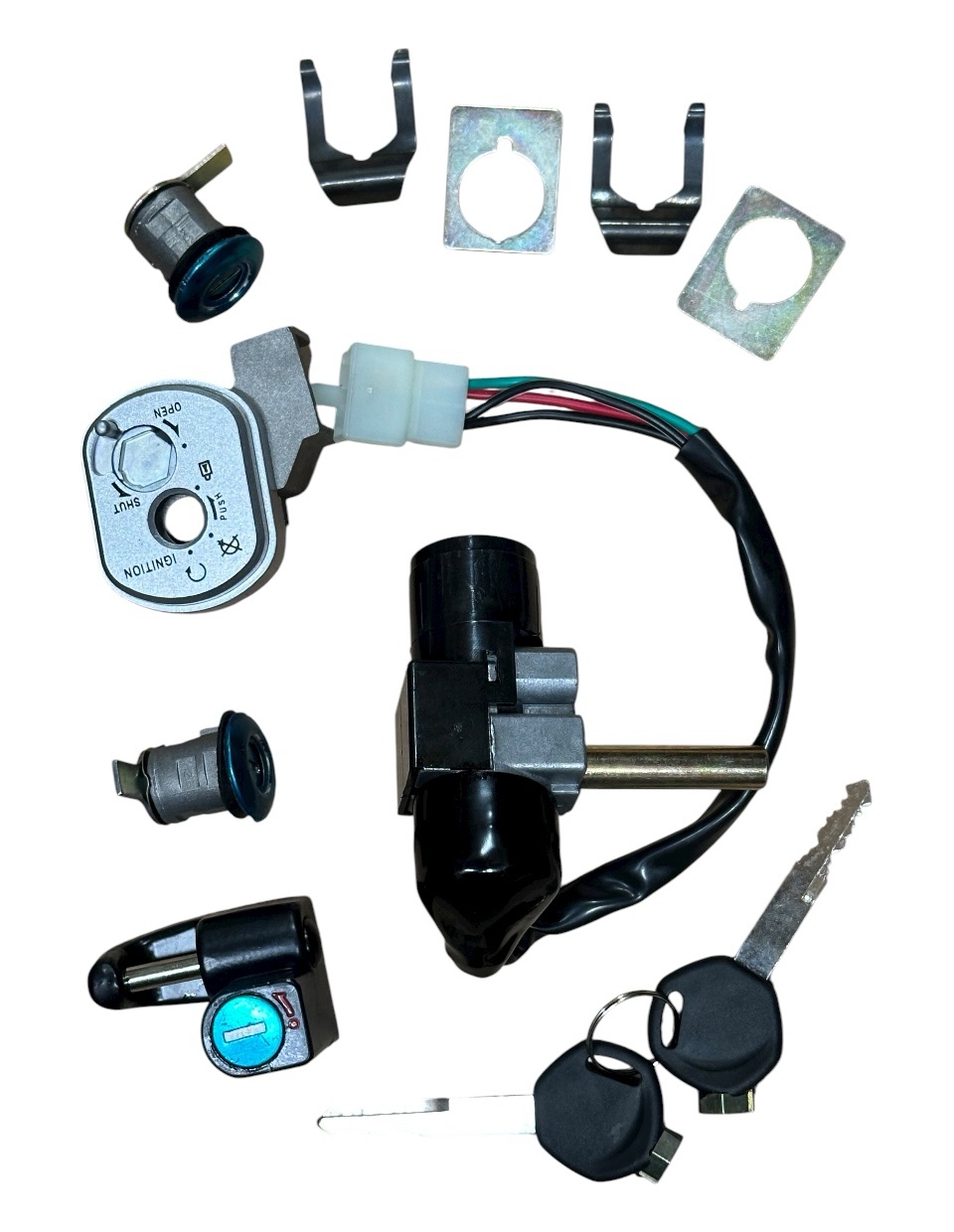 4 Wires Ignition Switch and Lock Set – Fits Roketa MC-22 50cc Scooter - Image 3