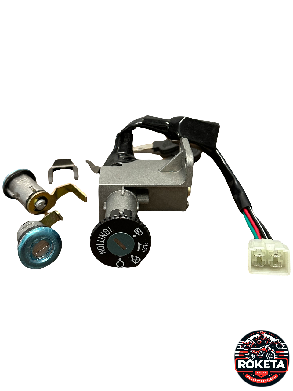 4 Wires Ignition Switch Assembly – Fits MC-07-150cc (Bahama-50) - Image 3