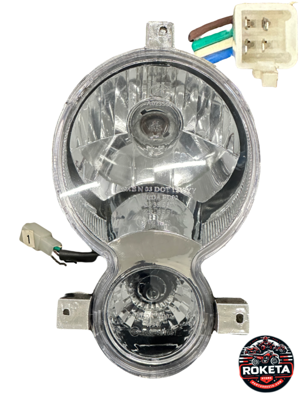 12V 35/35W Headlight Assembly – Roketa MC-01-50cc